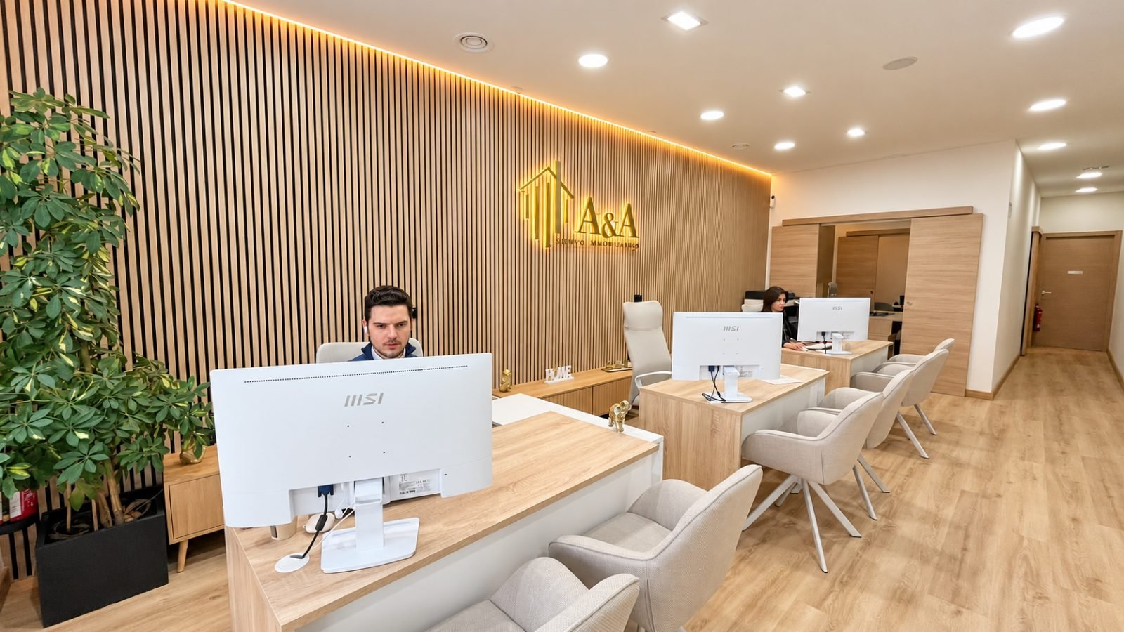 Recepción de A&A Grupo Inmobiliario